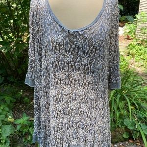 Drapey lace tunic